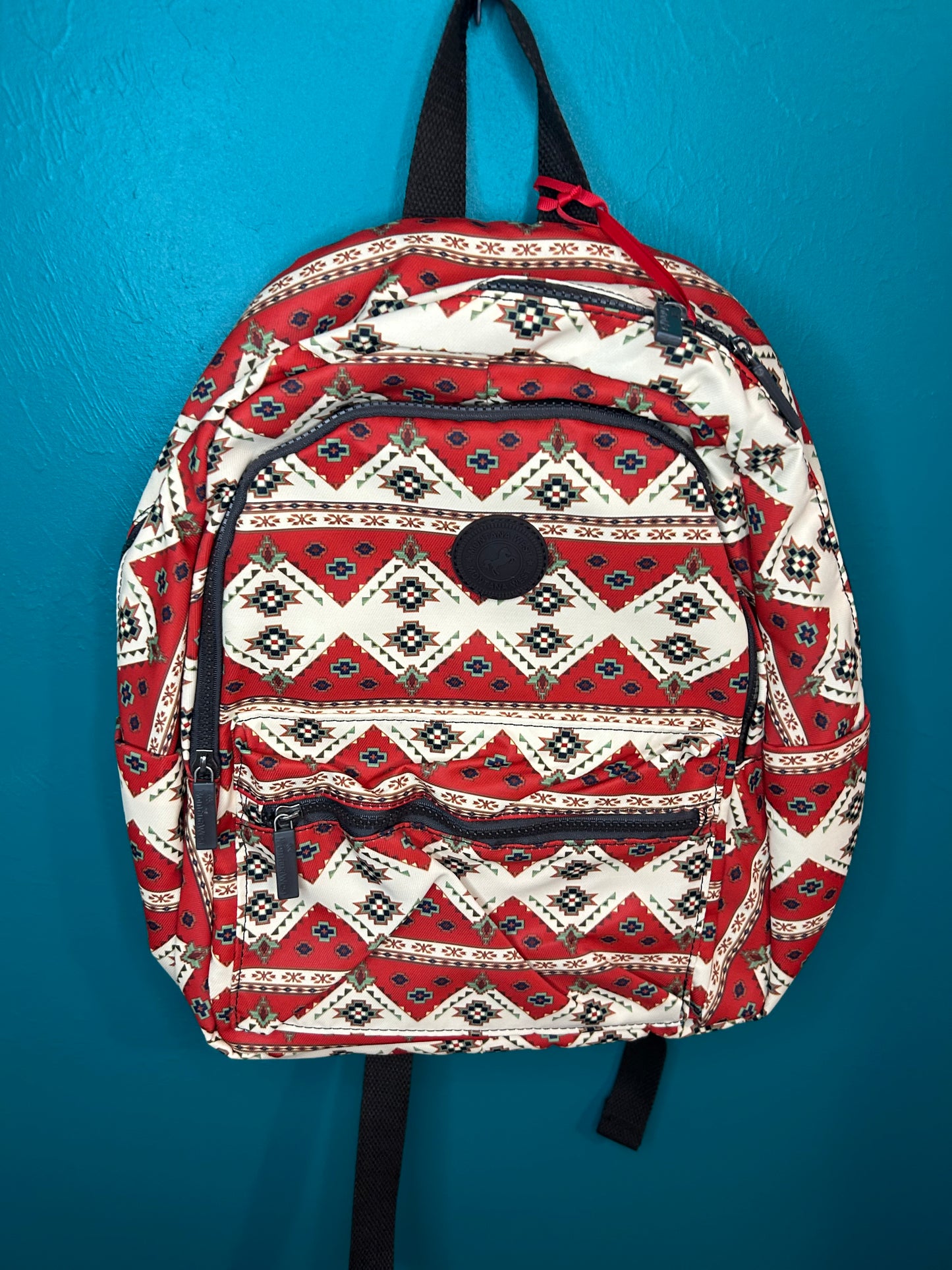 Red & Cream Backpack